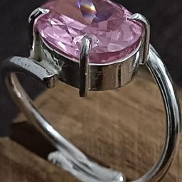 Barmunda gems Pink Brass Finger Ring-image-47
