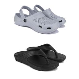 PENNEN Men Pack Of 2 Clog & Thong Flip Flops-picture-47