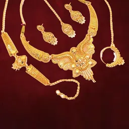 SDR Gold-Plated Antique Jewellery Set-46