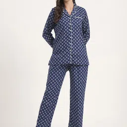 Chandbaali Women Printed Night suit-image-32