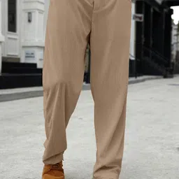 RAJOVATI Men Mid-Rise Slim Fit Trousers-picture-1