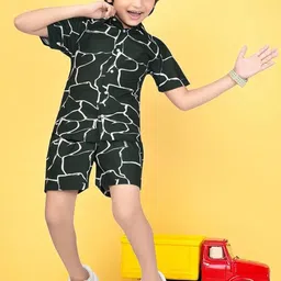 Club96 Boys Cotton Blend Printed Clothing Set-picture-1