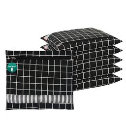 Kuber Industries Black Set of 6 Regular Drawer Organiser Organisers-19