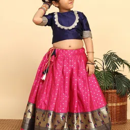 BAESD Girls Embroidered Ready to Wear Lehenga &-image-29