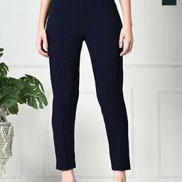 Brainbees Women Pack of 2 Skinny Fit High-Rise Trousers-picture-8