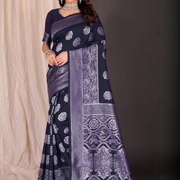 Moda Rapido Woven Design Zari Silk Cotton Kanjeevaram Saree-image-39