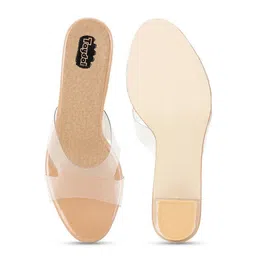 TAYDOL Solid Open Toe Block-Heeled Heels image 3