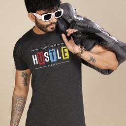 INKMAN Men Printed Bio Finish T-shirt-image-78