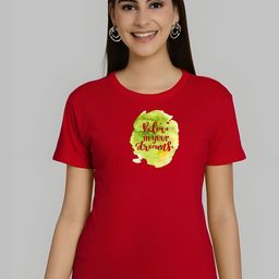 SZN Women Typography Printed T-shirt-picture-25