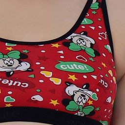 SELFCARE Pack Of 3 Minnie & Daisy Graphic Printed Full Coverage Non Padded Bras image 4