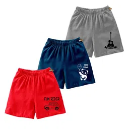 KidBee Kids Pack of 3 High-Rise Short-53