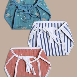 OBOW Infants Set Of 3 Cloth Diaper-15