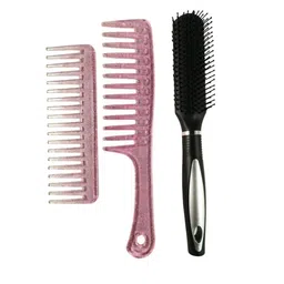 Jewelz Set Of 3 Paddle Brush For Tangle-Free & Sleek Hair image 4