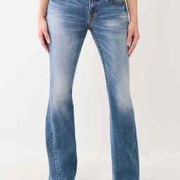 True Religion Women Flared Low-Rise Low Distress Heavy Fade Jeans-image-15