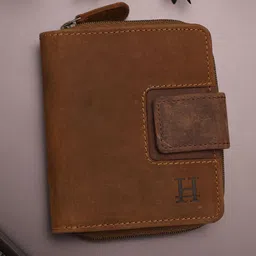 HIROSHI Men Leather Two Fold Wallet-image-96