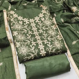 Leeza Store Unstitched Dress Material-picture-0