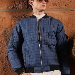 Campus Sutra Men Lightweight Bomber Jacket-picture-3