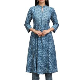 COTTON CULTURE Women Floral Printed Regular Pure Cotton Kurta with Palazzos-34