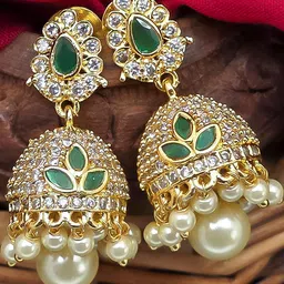 Talish Women Green Earrings-picture-17