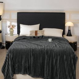 JC HOME Grey AC Room 300 GSM Double Bed Blanket-picture-11