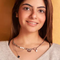SALTY Alloy Kitty Cat Chic Necklace & Chain-image-83