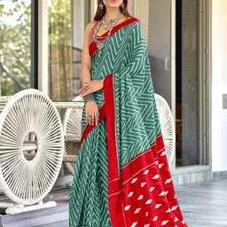 Pandadi Saree Block Print Sarees-image-81