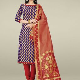 HERE&NOW Unstitched Dress Material-image-50