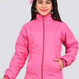 FELLAMO Girls Water Resistant Puffer Jacket with Embroidered-image-7