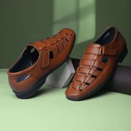 Bata Men Velcro Shoe-Style Sandals-picture-35