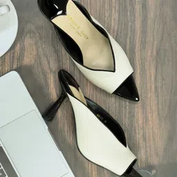 Ronnie Grey PU Slim Heeled Sandals-image-59