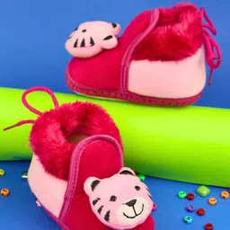 NESKA MODA Unisex Kids Cotton Booties-49