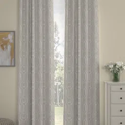 ROSARA HOME Unisex Grey Curtains and Sheers-image-3