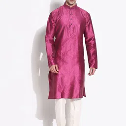SHOWOFF Men Regular Kurta with Trousers-picture-45