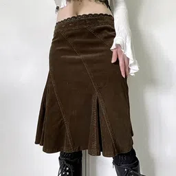 StyleCast x Revolte Women Flared Midi Skirt-image-15