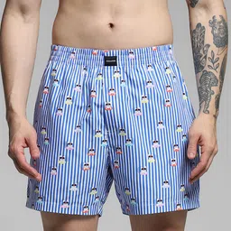 Jack & Jones Men Striped Pure Cotton Boxer 9018586001-picture-30