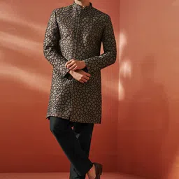 Vastramay Embroidered Slim-Fit Two Piece Suits-picture-43