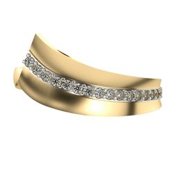 VALANOVA Yellow Gold Plated Sterling Silver Certified 0.63 Ct Lab Grown Diamond Ring-image-55