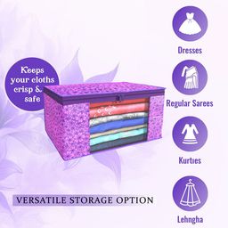 Kuber Industries Purple Set of 6 Regular Drawer Organiser Organisers image 4