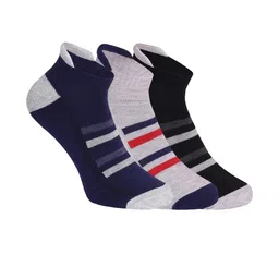 SOXVIEW Pack of 3 Men Striped Ankle Length-image-46