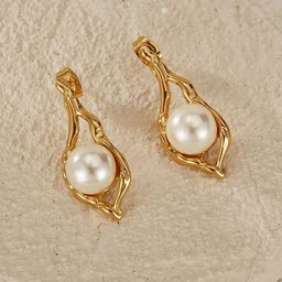 DIVASTRI Floral Studs Earrings-24