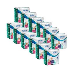 Lyfcare Unisex Set Of 12 Adult Pull Up Diaper Pants - M 10Pcs Each-54