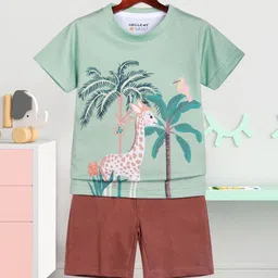 HELLCAT Boys Printed T-shirt with Shorts-image-58