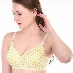 GuSo Shopee Yellow Everyday Cotton Bra-image-26