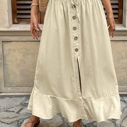 JC Mode A-Line Maxi Skirt-picture-7