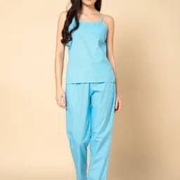 DRAPE IN VOGUE Women Pure Cotton Printed Night suit-image-74