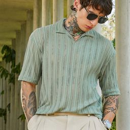 Campus Sutra Men Polo Collar Pockets T-shirt-picture-9