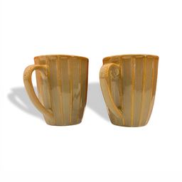 SITARRA LIVING Brown Textured Ceramic Glossy Mugs Set of Cups and Mugs-48