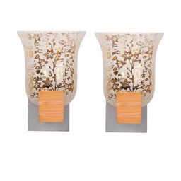 SOMIL Gold Glass Cylinder Printed Wall Lamps-image-28