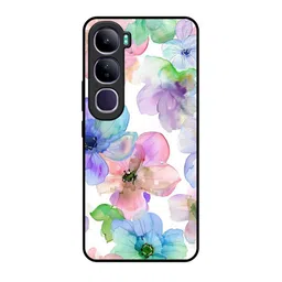 QRIOH Floral Printed Vivo Y300 5G Back Case Mobile Accessories-picture-41