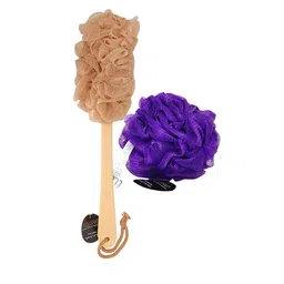 ALLURE Set Of 2 Long-Lasting Mesh Loofah-11